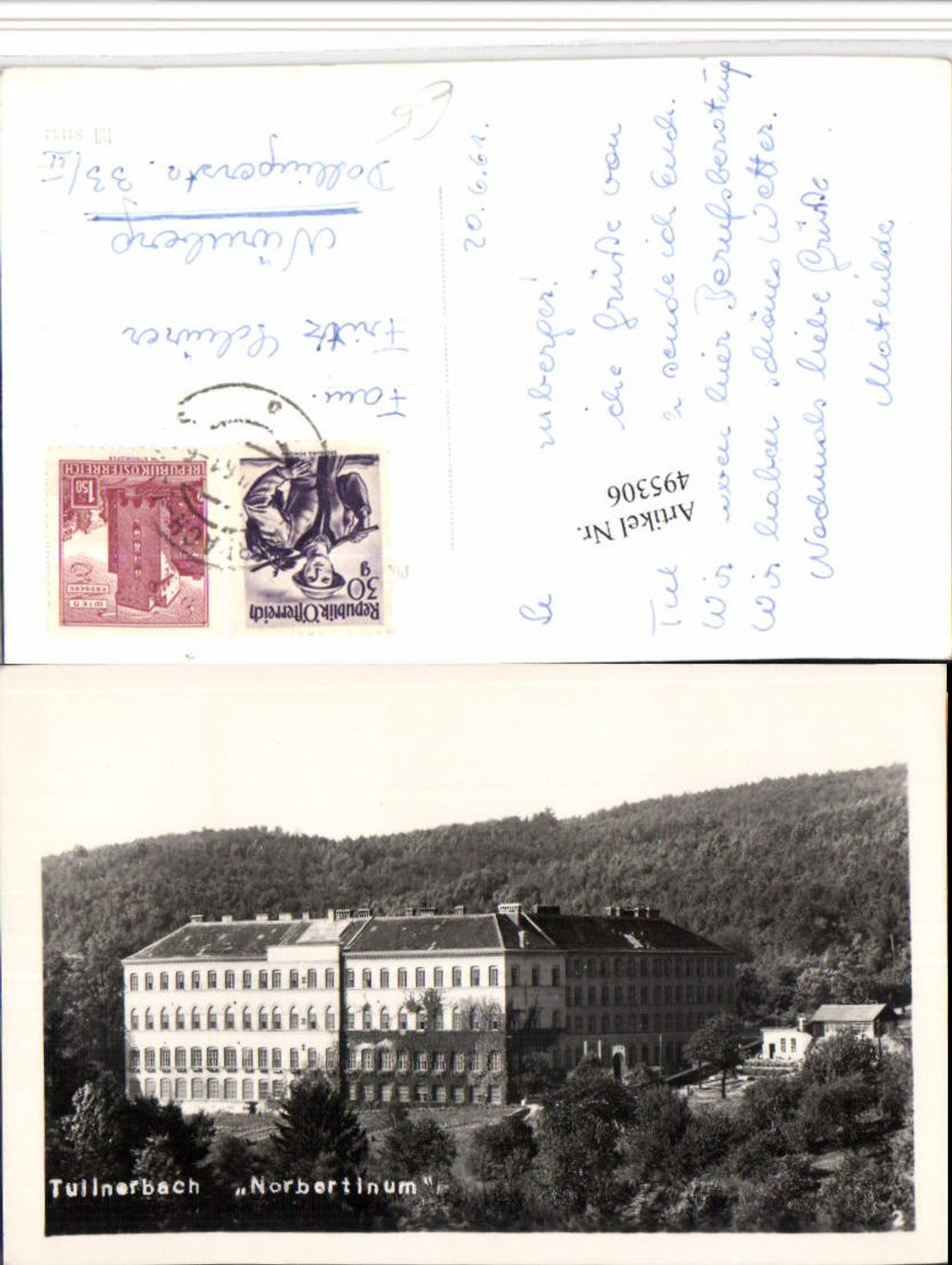 495306,Tullnerbach Norbertinum Gebäude