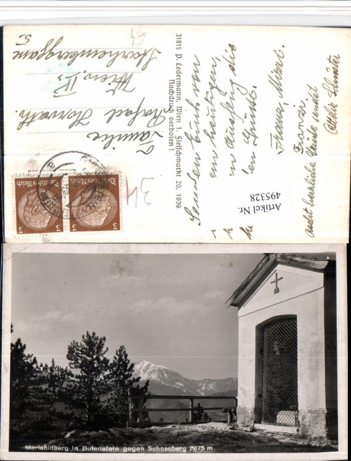 Alte Ansichtskarte – Old Postcard