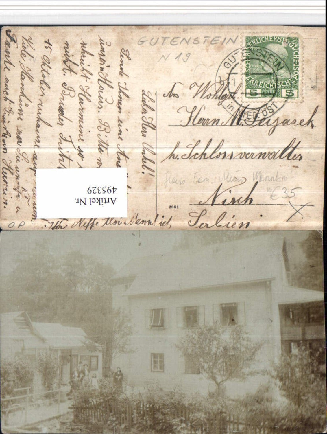 Alte Ansichtskarte – Old Postcard