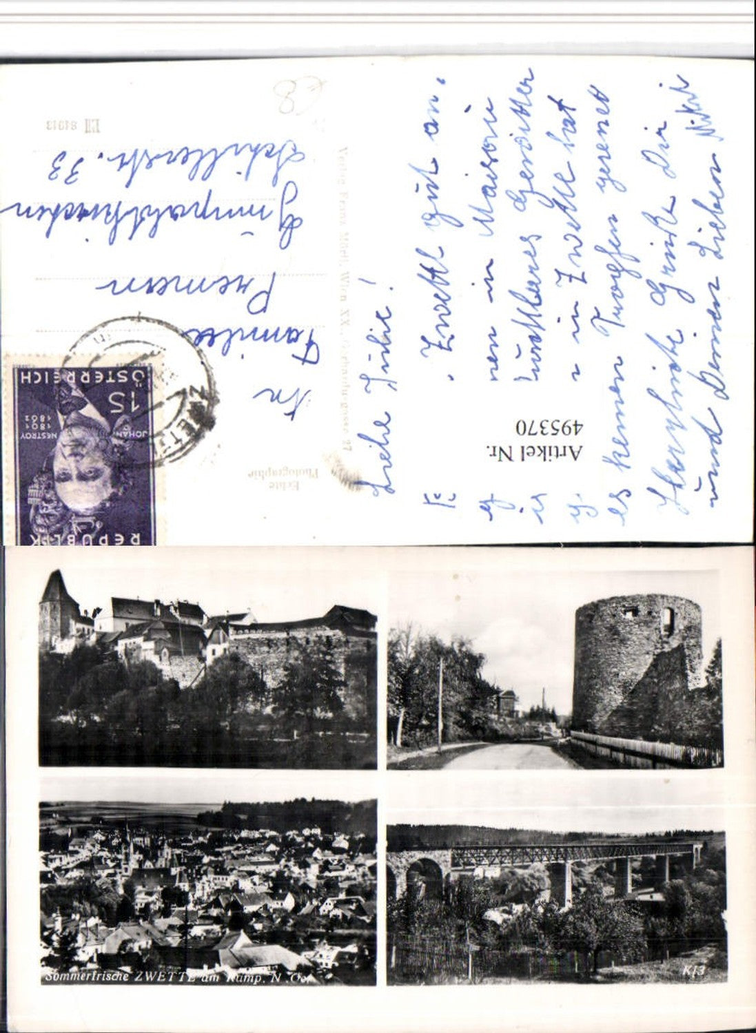 Alte Ansichtskarte – Old Postcard