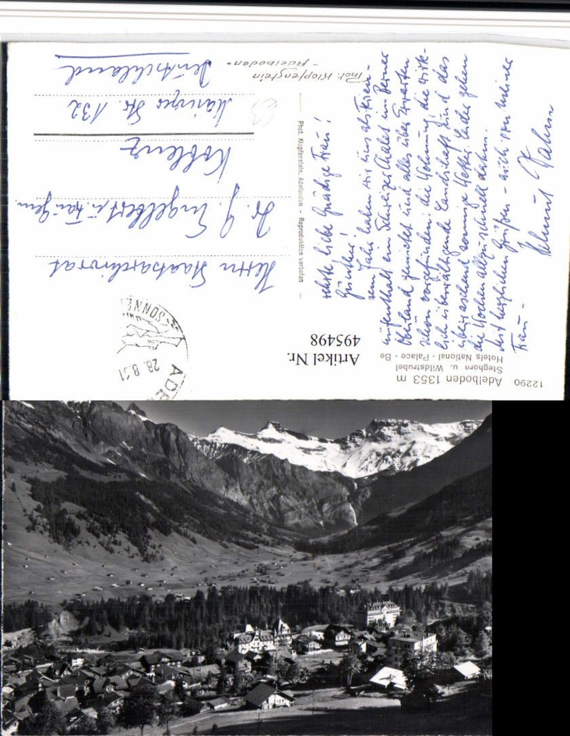 Alte Ansichtskarte – Old Postcard