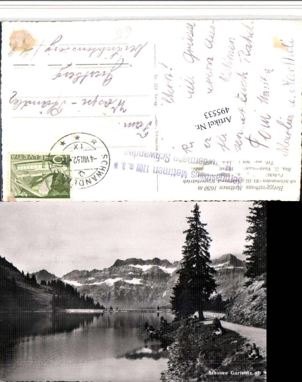 Alte Ansichtskarte – Old Postcard