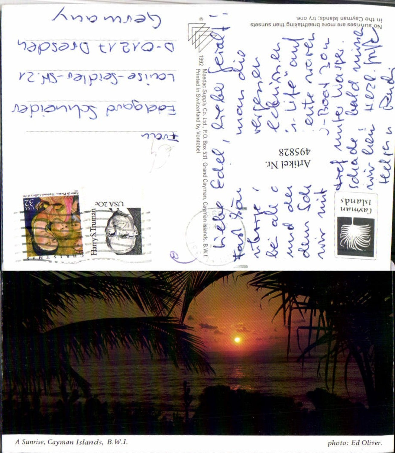 Alte Ansichtskarte – Old Postcard