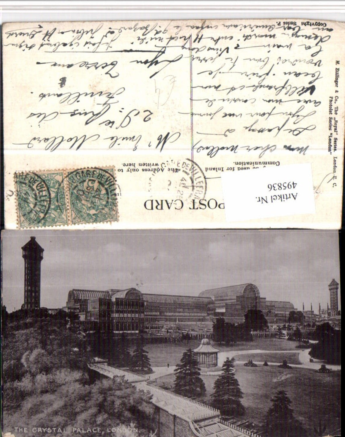 Alte Ansichtskarte – Old Postcard
