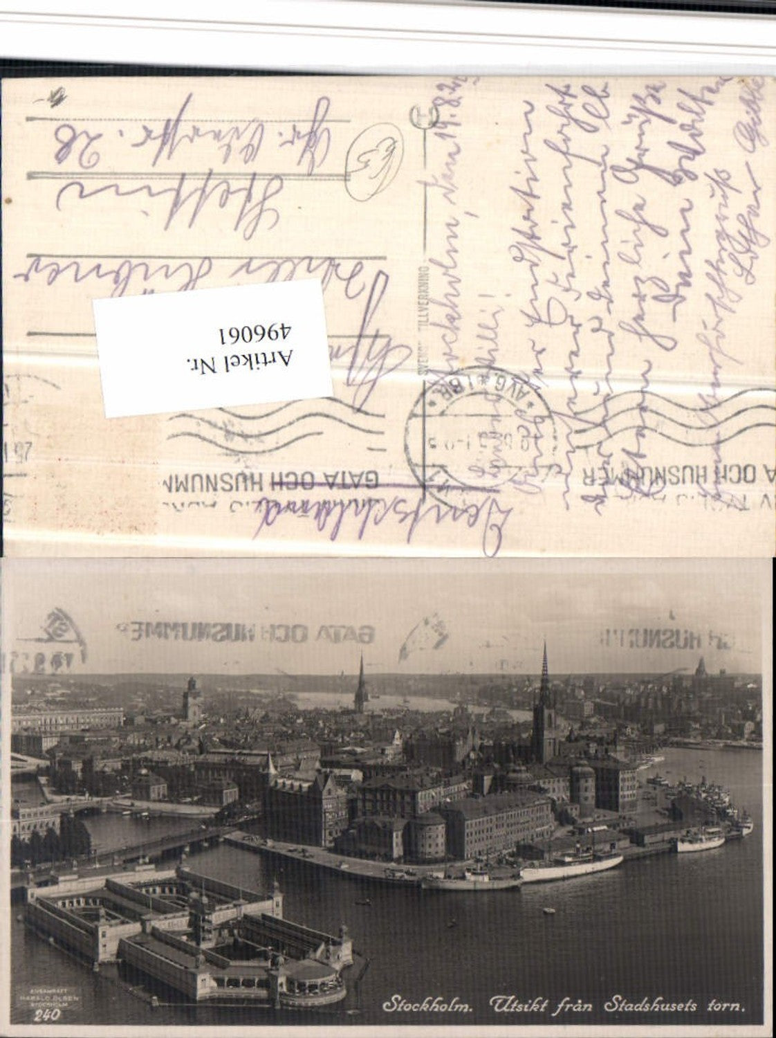 Alte Ansichtskarte – Old Postcard