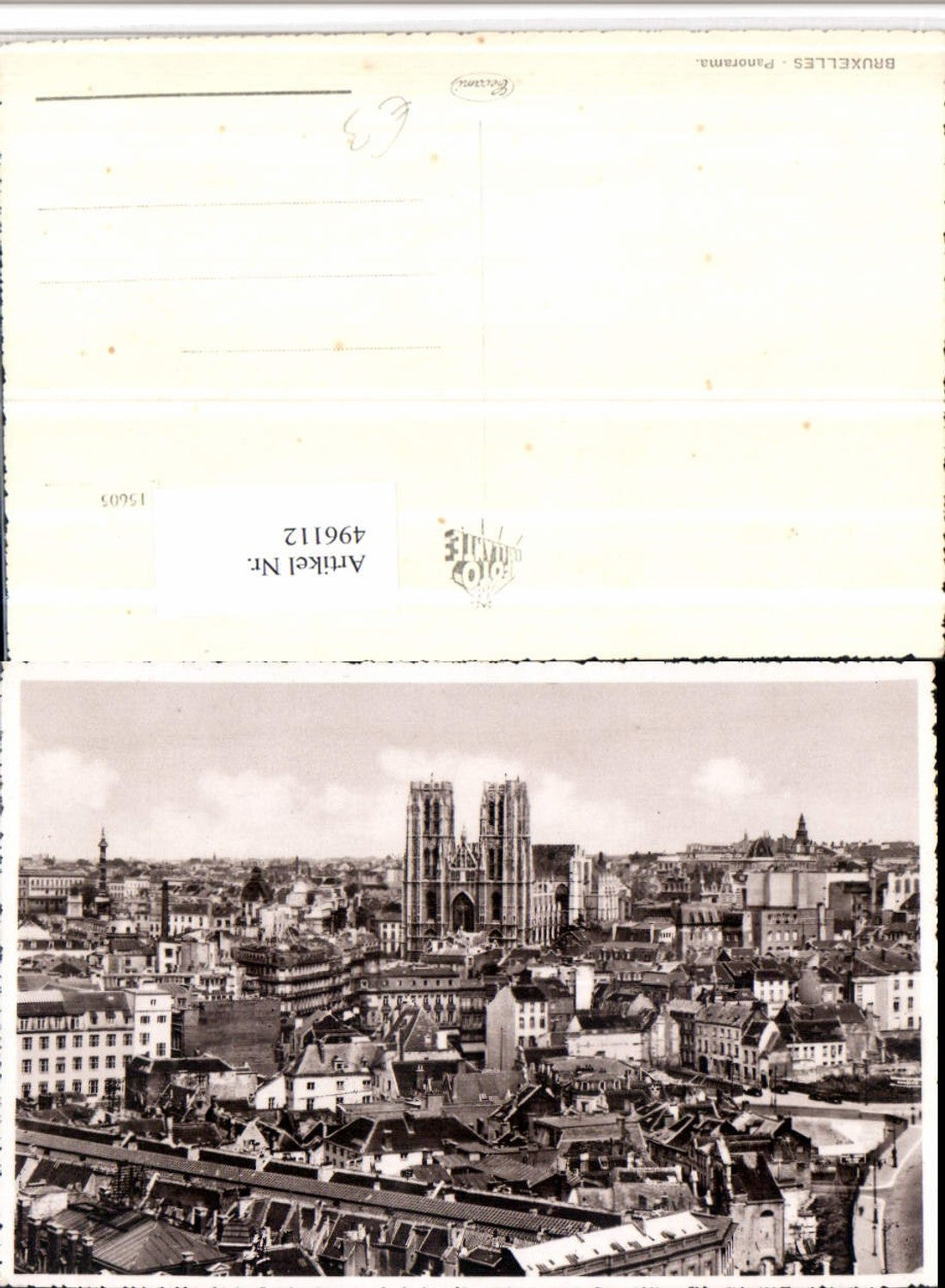 496112,Belgium Bruxelles Brüssel Panorama Teilansicht