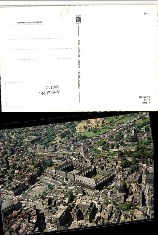 496115,Belgium Liege Lüttich Teilansicht