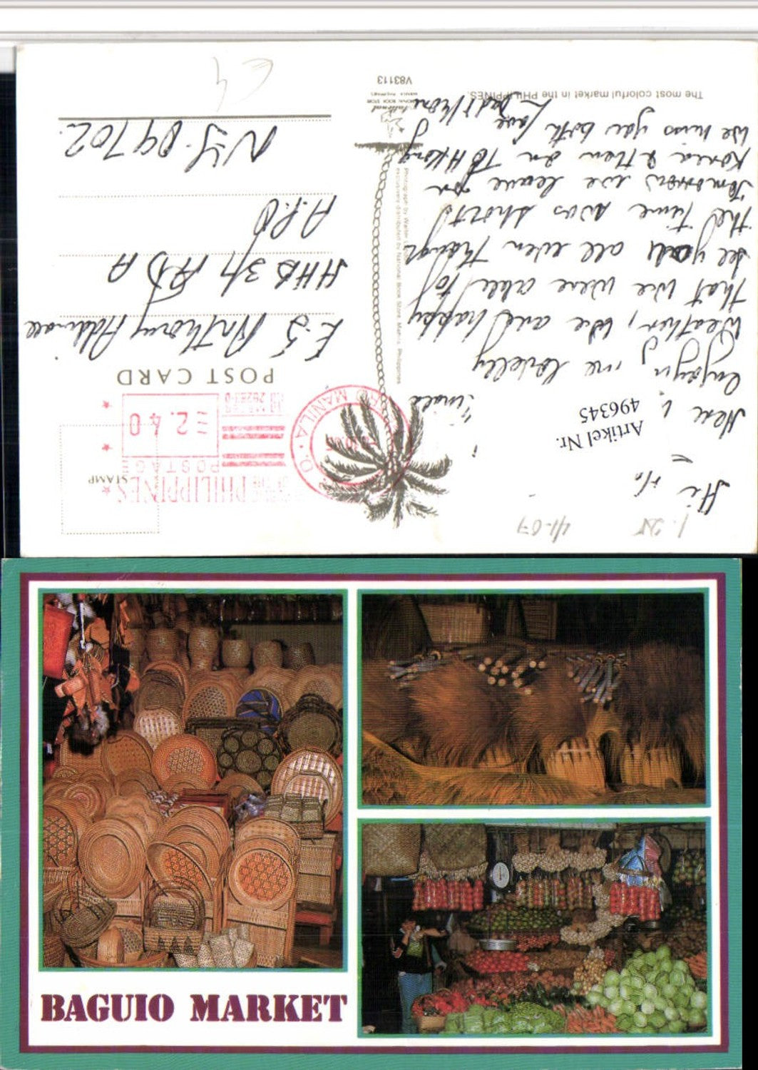 496345,Philippines Baguio Market Markt Gemüse Mehrbildkarte