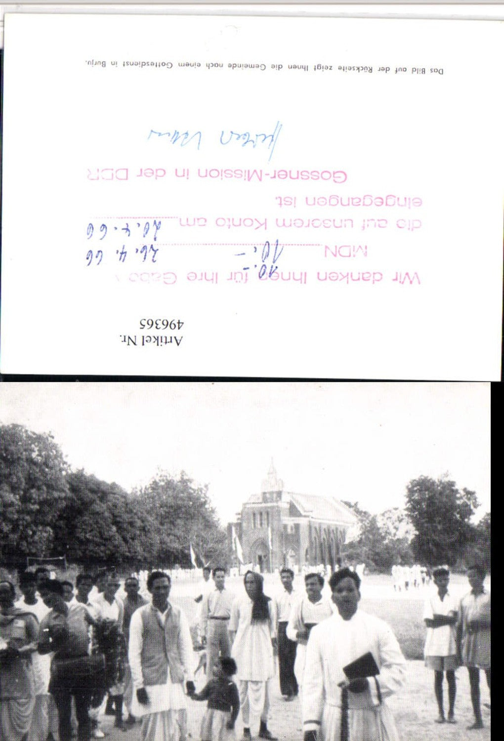 496365,India Jharkhand Burju Nach dem Gottesdienst Typen Kirche