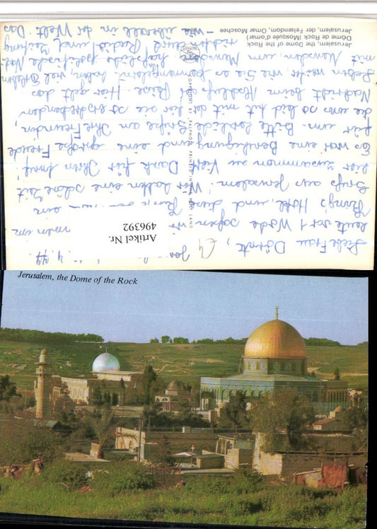496392,Israel Jerusalem Dome of the Rock Moschee