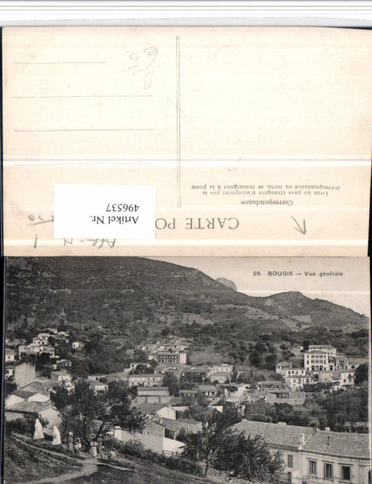 496537,Algeria Bougie Bejaia Vue generale Teilansicht