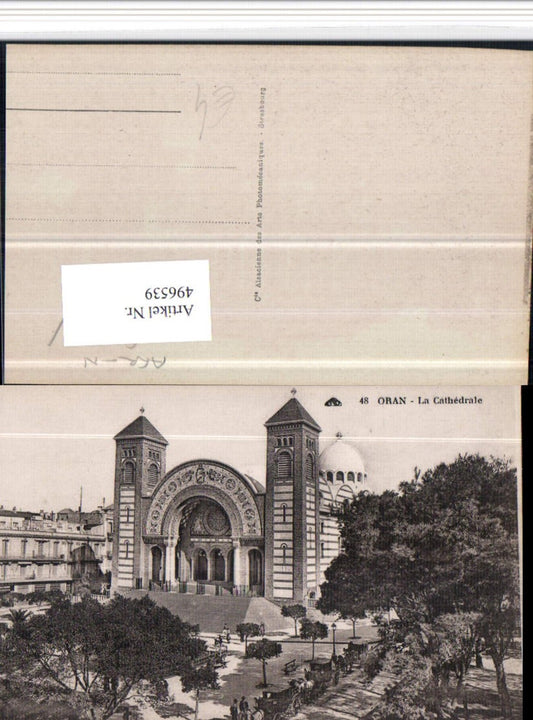 496539,Algeria Oran La Cathedrale Kirche