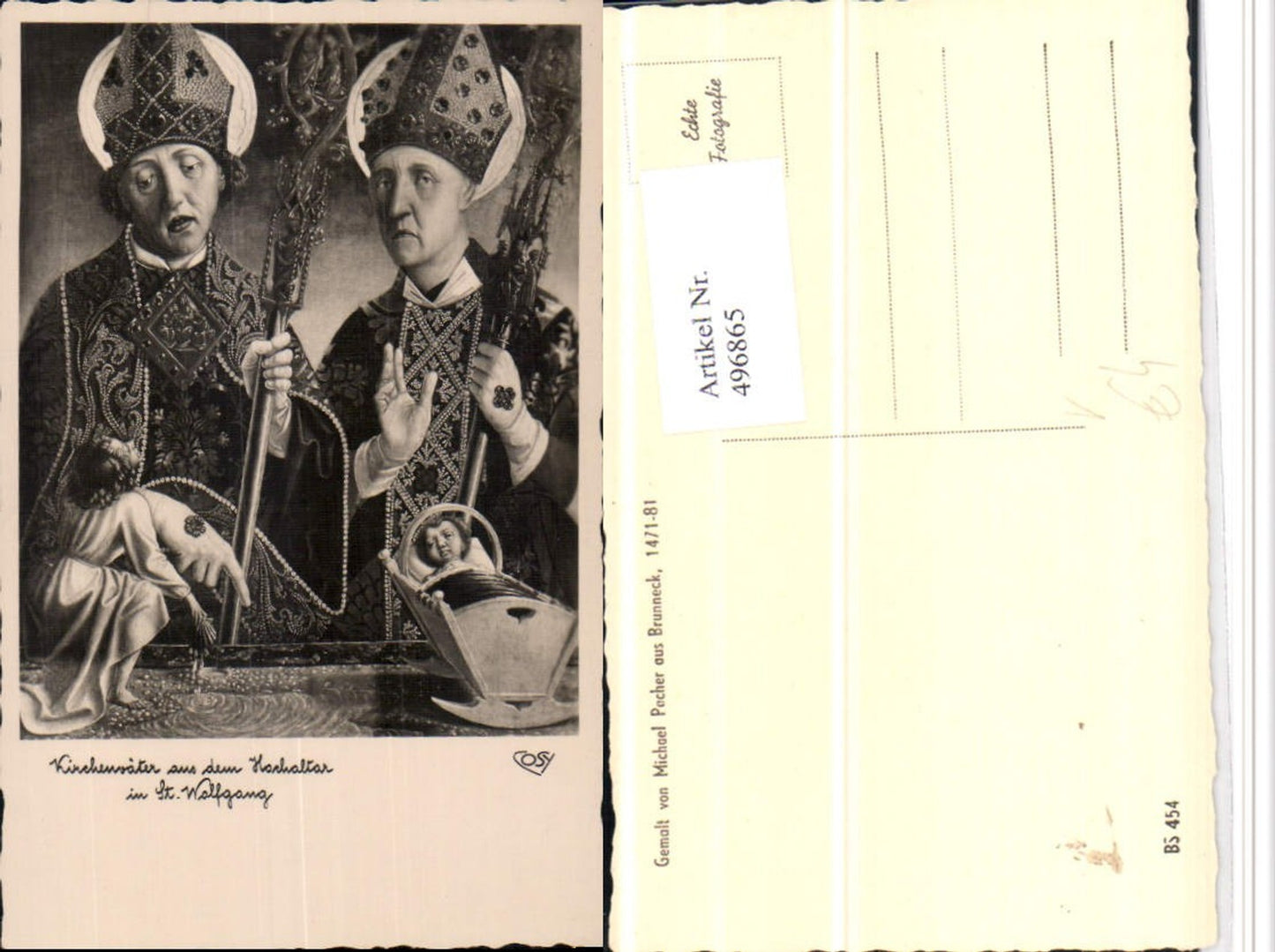 496865,St. Wolfgang Kirche Kirchenväter aus dem Hochaltar pub Cosy