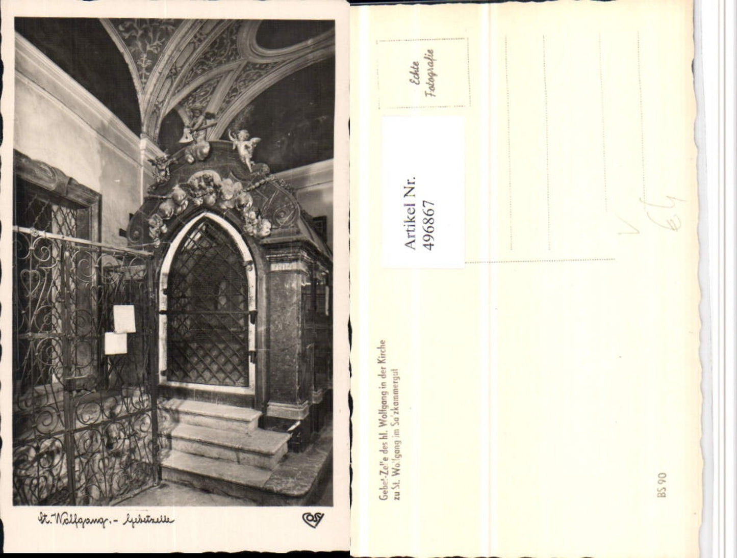 496867,St. Wolfgang Kirche Gebetzelle pub Cosy