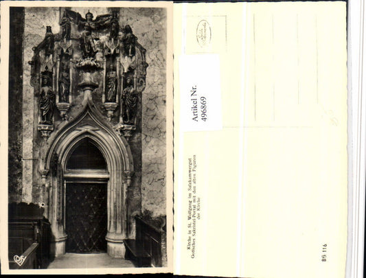 496869,St. Wolfgang Kirche Gotisches Sakristei-Portal
