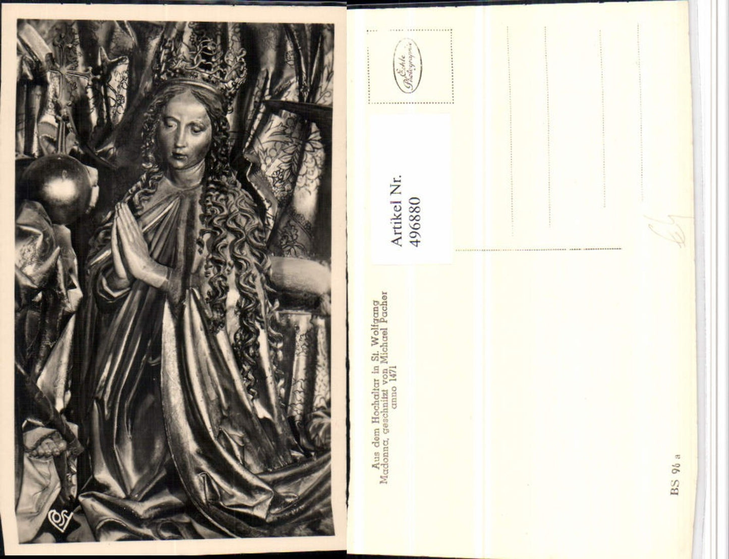 496880,St. Wolfgang Kirche Hochaltar Madonna Statue pub Cosy