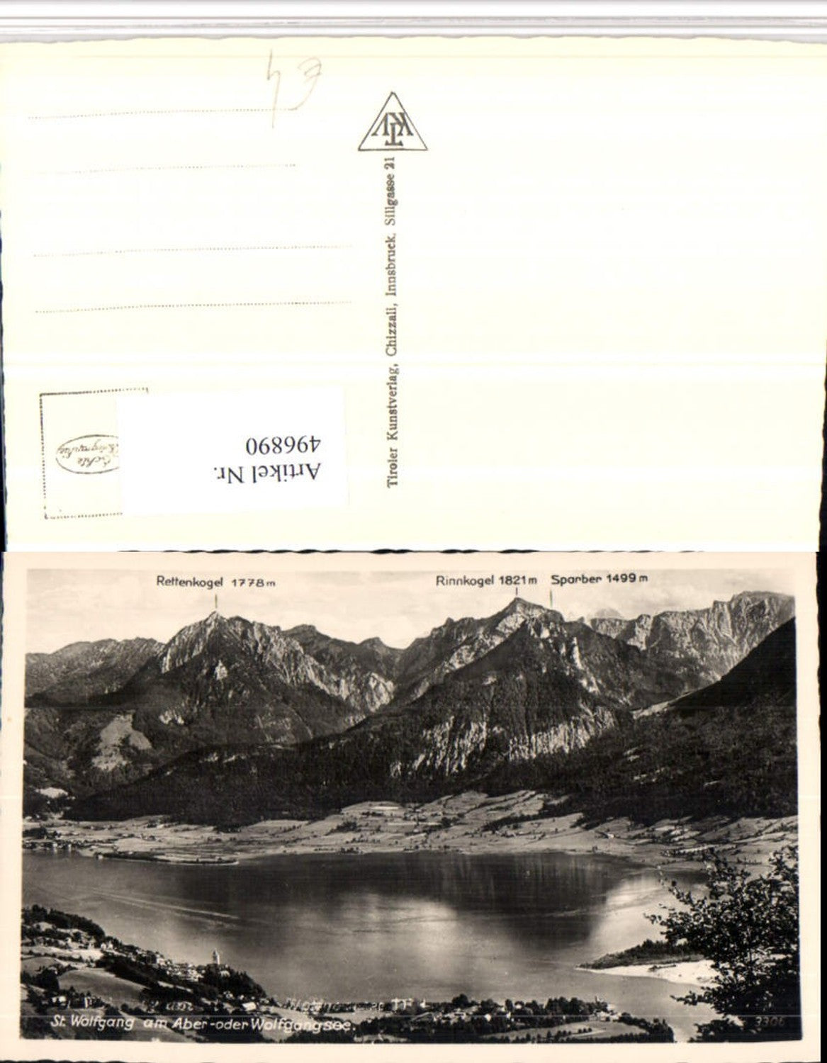 496890,St. Wolfgang am Aber- oder Wolfgangsee Totale Bergkulisse
