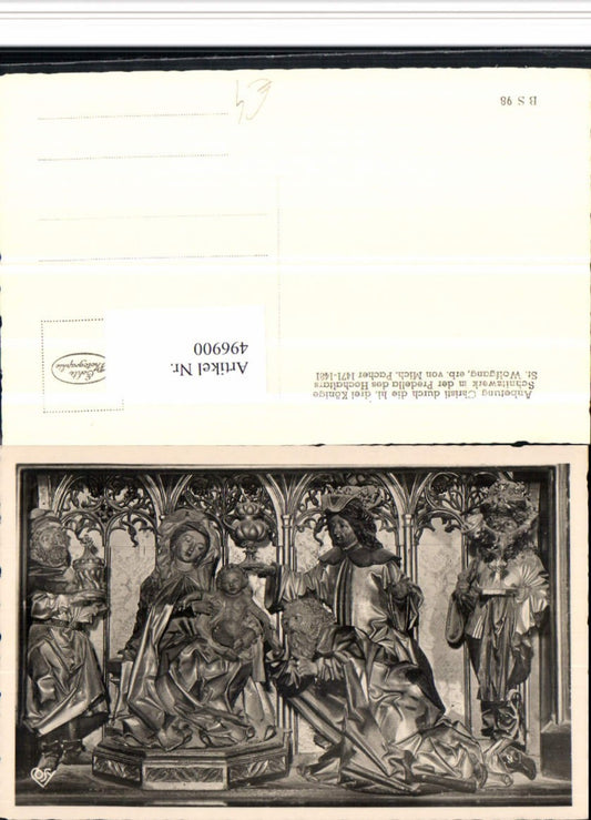 496900,St. Wolfgang Kirche Altar Predella Anbetung Christi pub Cosy