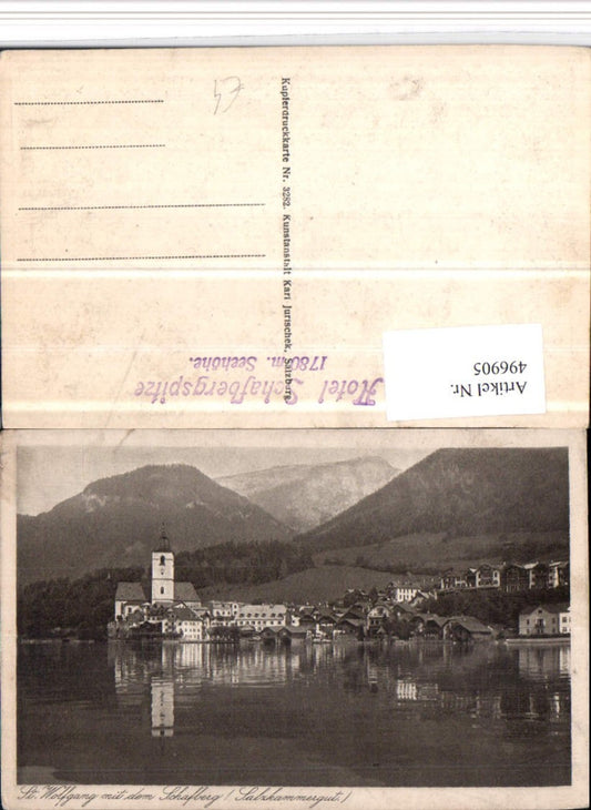 496905,St. Wolfgang Totale m. Schafberg