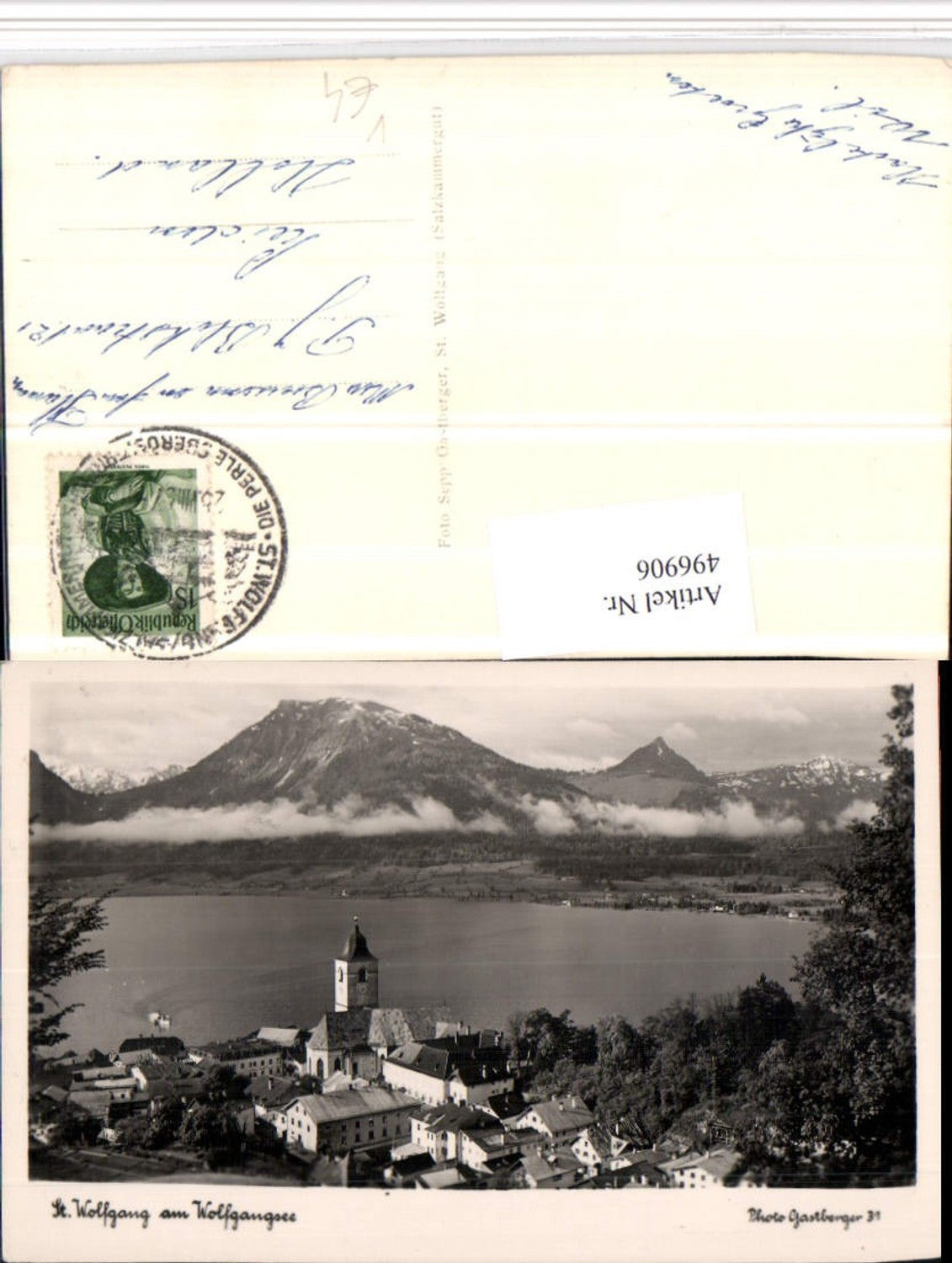 496906,St. Wolfgang am Wolfgangsee Totale Bergkulisse pub Gastberger 31