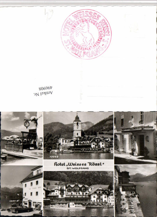 496908,St. Wolfgang Hotel Weißes Rössl Kirche Mehrbildkarte