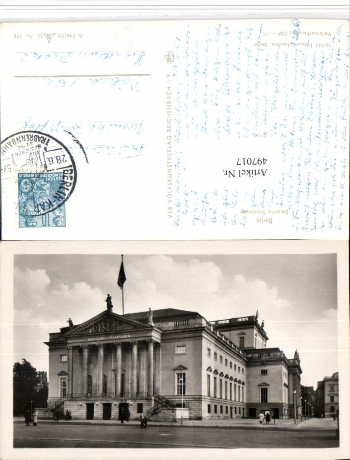 497017,Berlin Deutsche Staatsoper Gebäude pub VEB