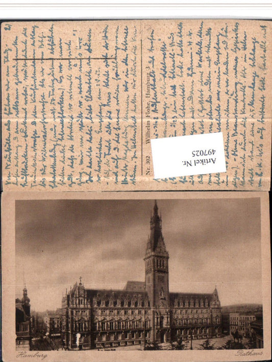 497025,Hamburg Rathaus Gebäude