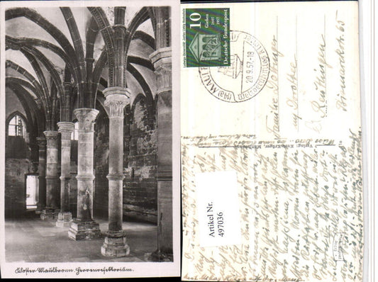 497036, Maulbronn Monastery, Men's Refectory, Interior View