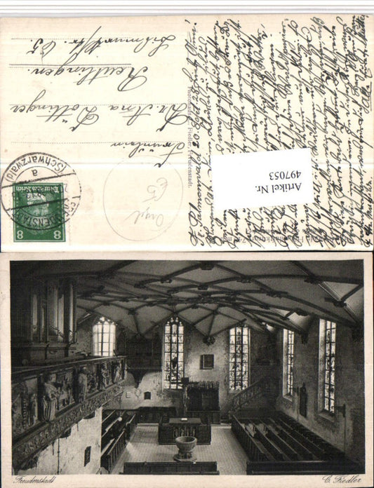 497053, Freudenstadt Church Interior view Organ