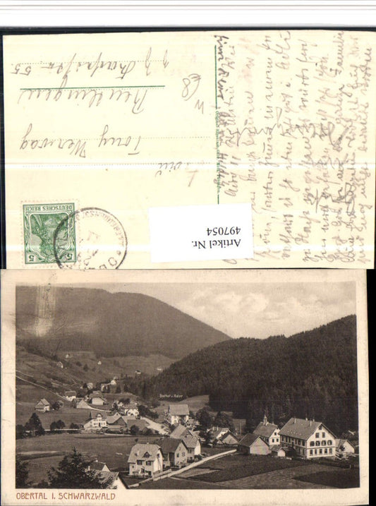 497054, Obertal in the Black Forest near Baiersbronn Total