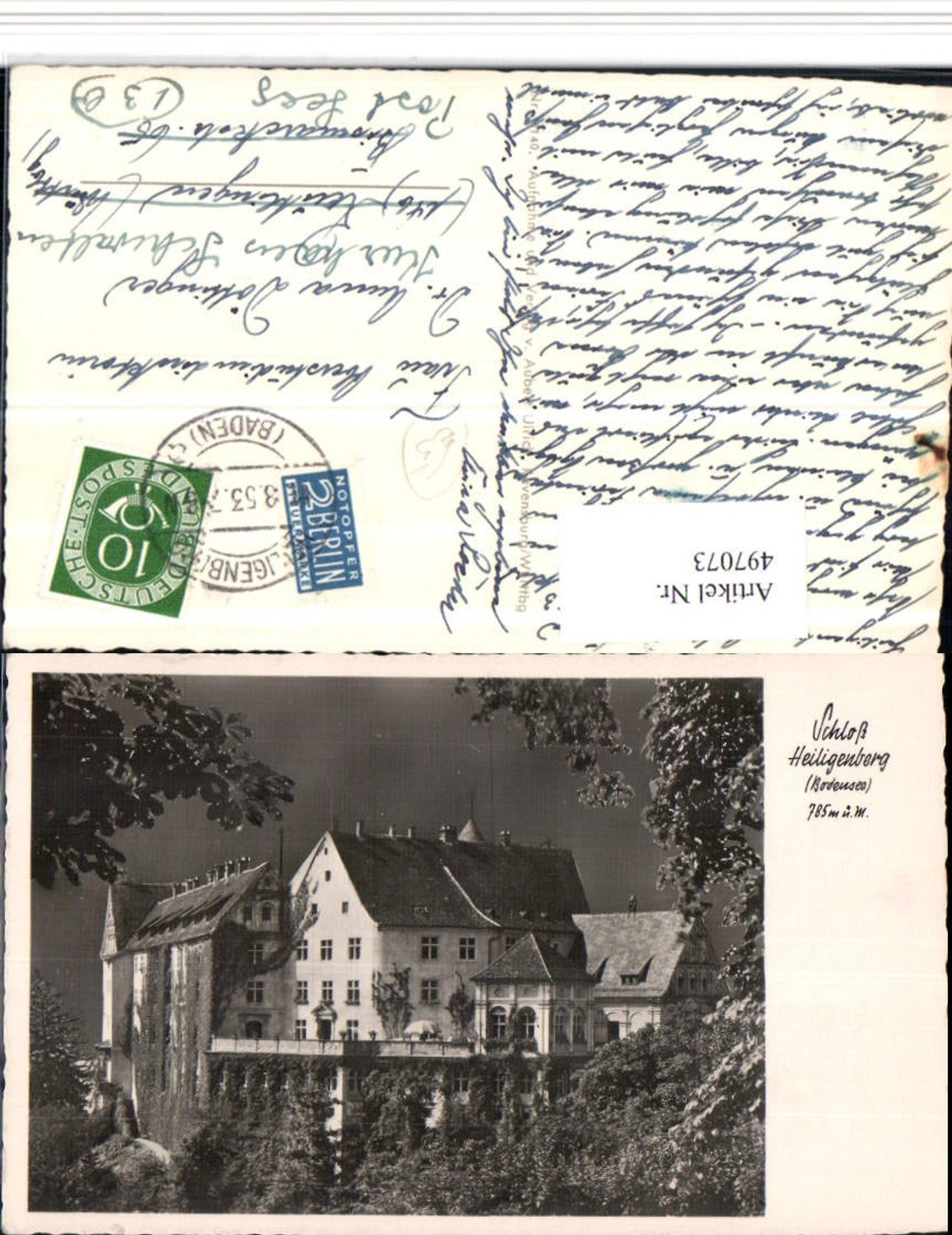 497073,Schloss Heiligenberg am Bodensee