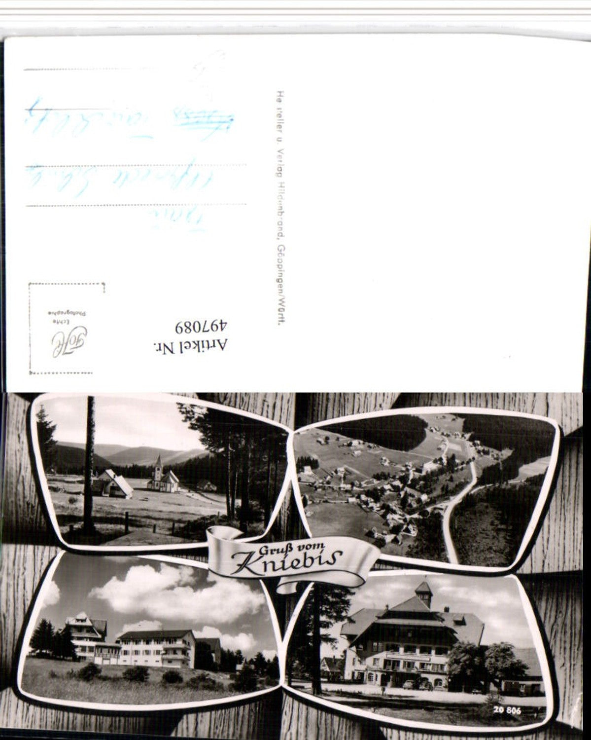 497089,Kniebis b. Freudenstadt Totale Kirche Mehrbildkarte