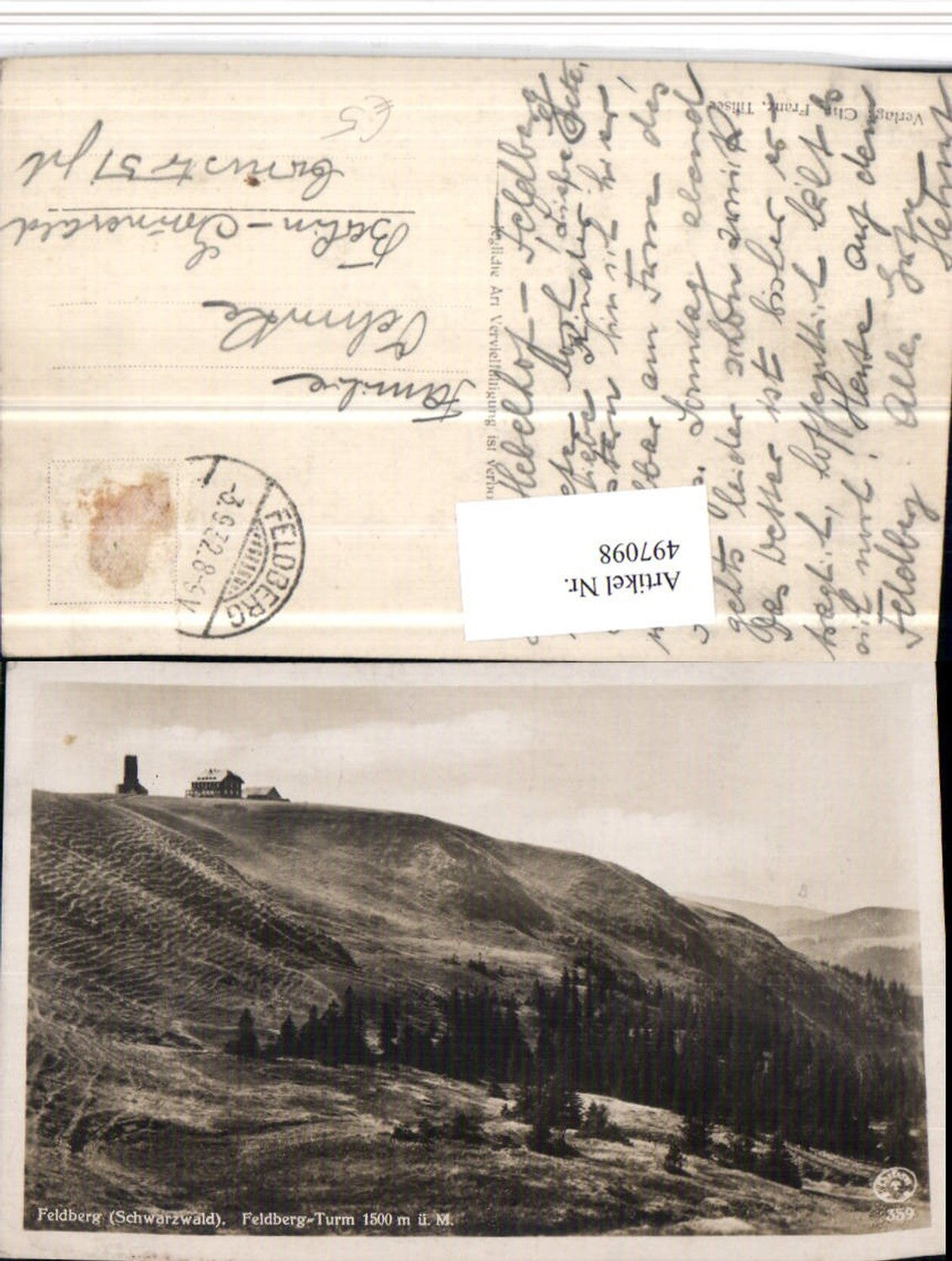 497098,Feldberg im Schwarzwald Feldberg-Turm