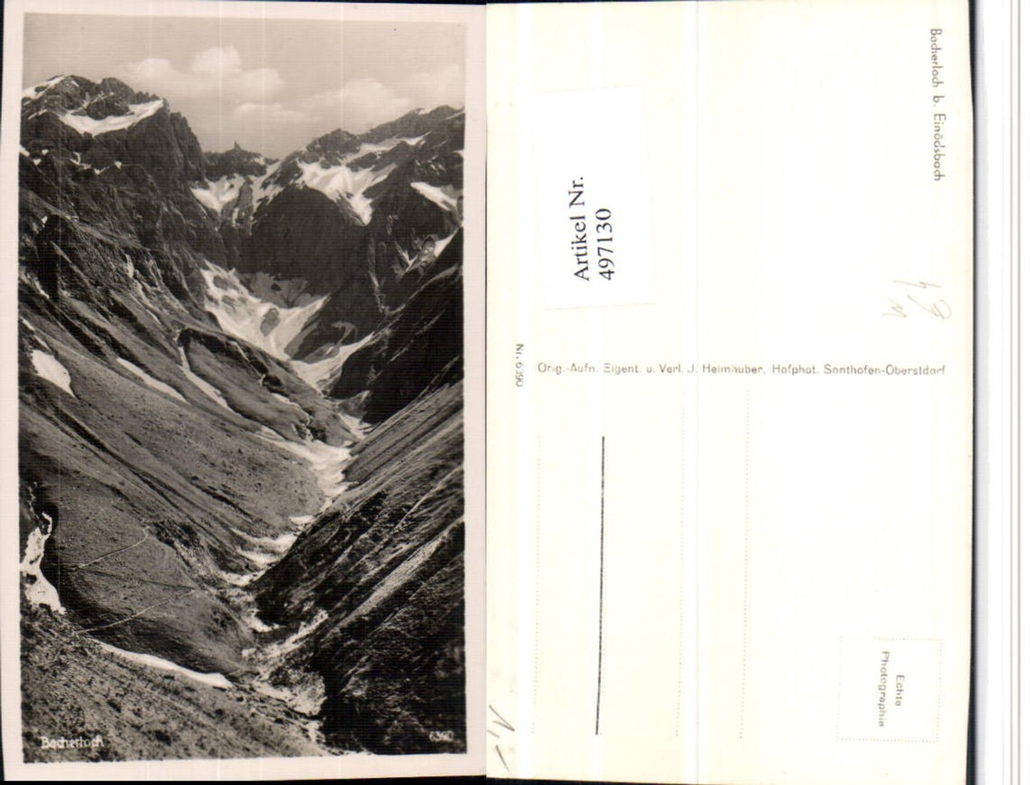 497130,Bacherloch b. Einödsbach Oberstdorf Bergkulisse