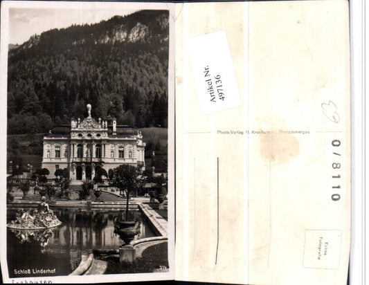497136,Schloss Linderhof b. Ettal