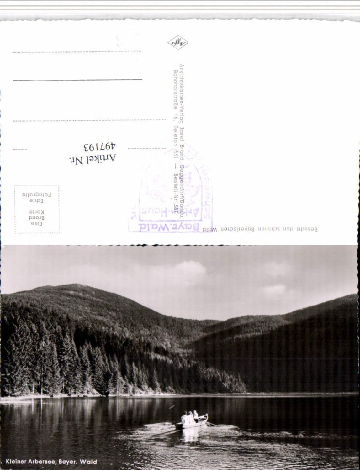 497193,Kleiner Arbersee See b. Lohberg