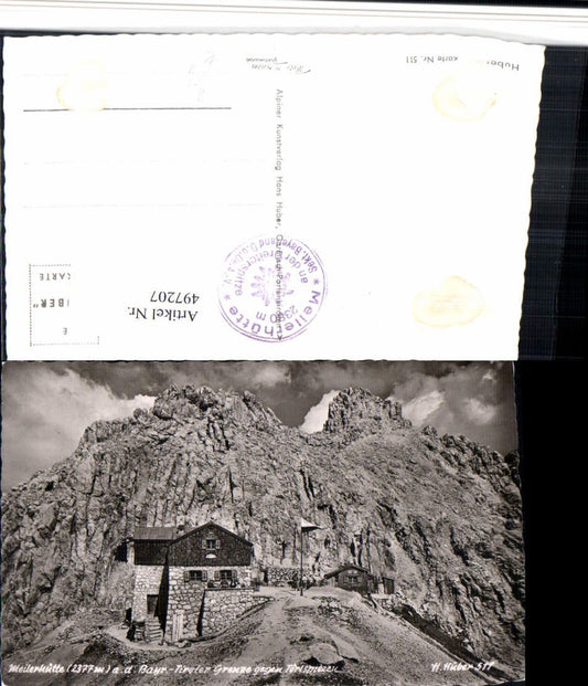 497207,Meilerhütte Berghütte b. Garmisch geg. Törlspitzen pub Huber 511