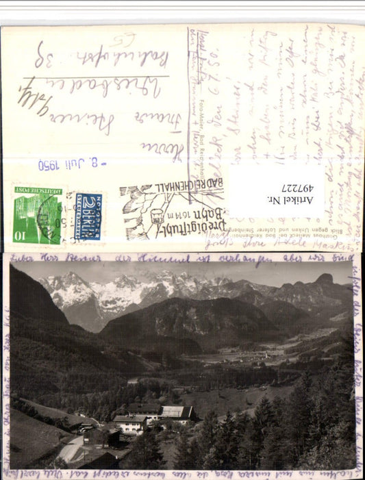 497227,Gasthaus Melleck b. Bad Reichenhall Bergkulisse