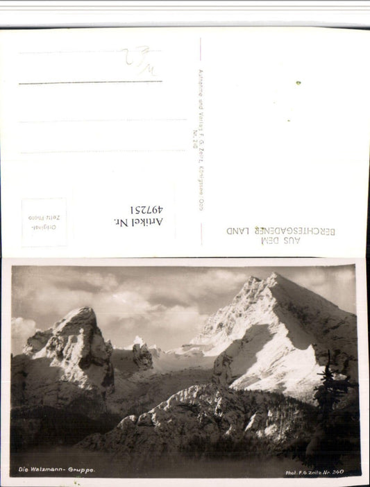 497251,Watzmann-Gruppe b. Berchtesgaden Bergkulisse