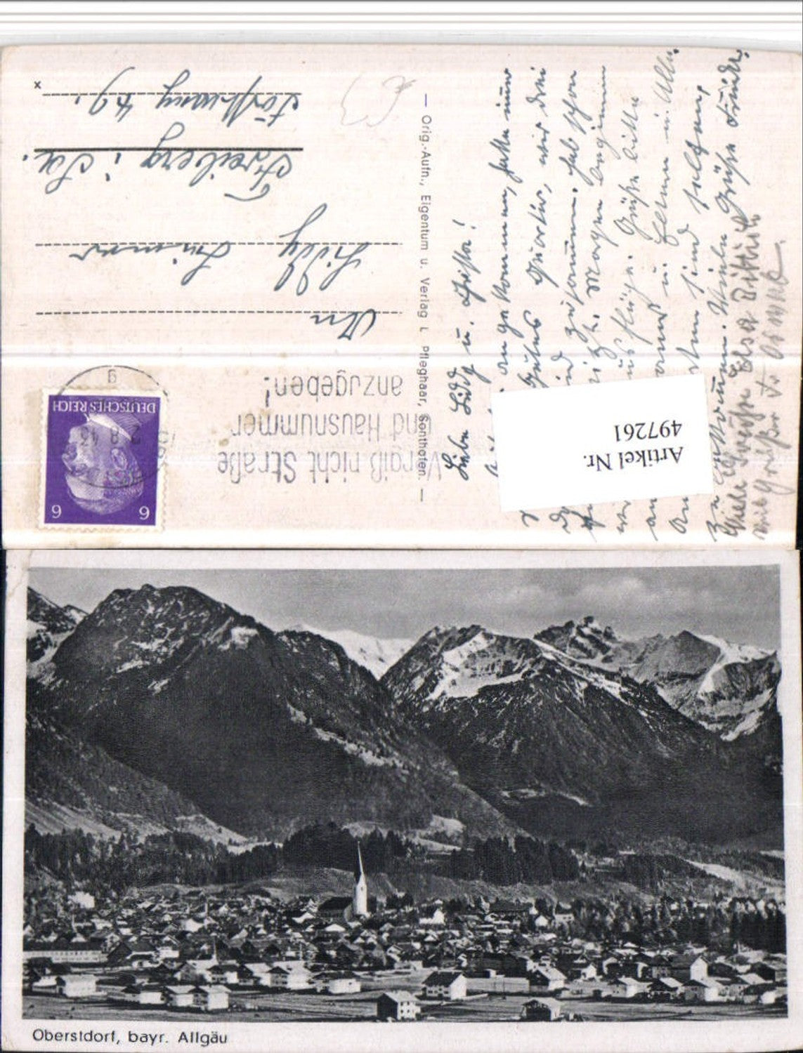 497261,Oberstdorf im Allgäu Totale Bergkulisse