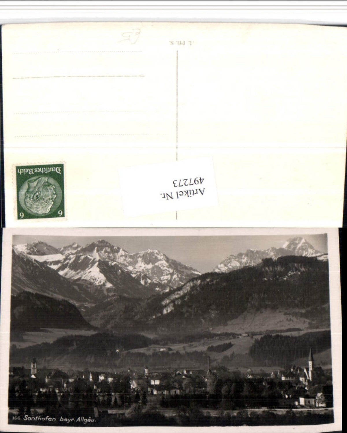 497273,Sonthofen im Allgäu Totale Bergkulisse