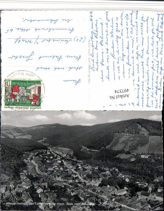497374,Bad Lauterberg im Harz Totale vom Hausberg