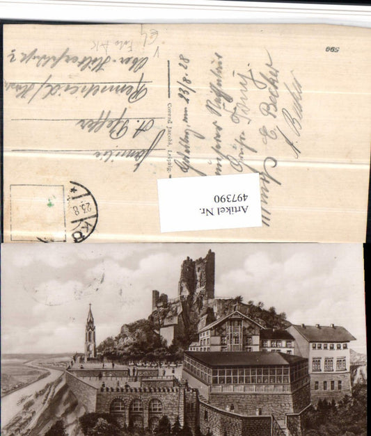 497390,Foto AK Drachenfels Ruine b. Königswinter pub Conrad Jacobi 599