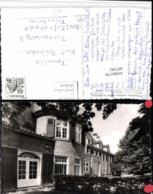 497393,Solingen Ohligs Evangelische weibliche Jugend Gebäude