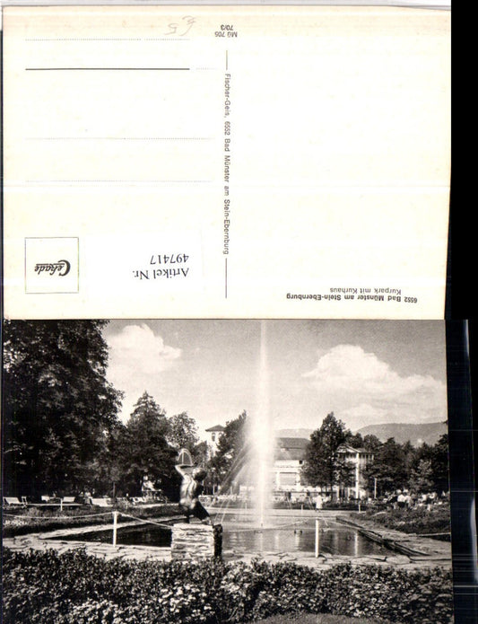 497417,Bad Münster am Stein-Ebernburg Kurpark m. Kurhaus