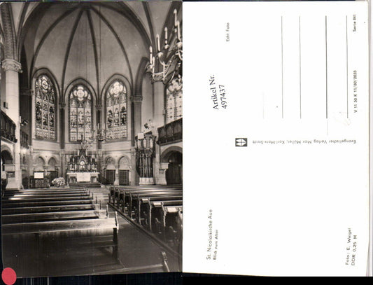 497437,Aue St. Nicolaikirche Kirche Innenansicht Altar
