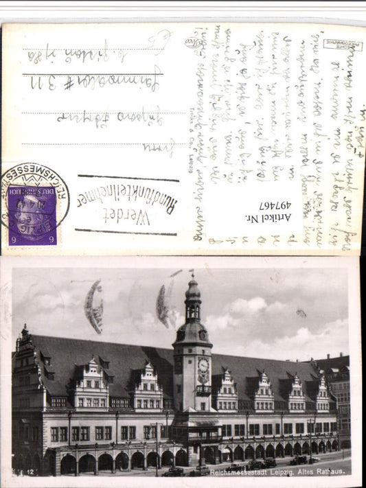 497467,Leipzig Altes Rathaus Gebäude