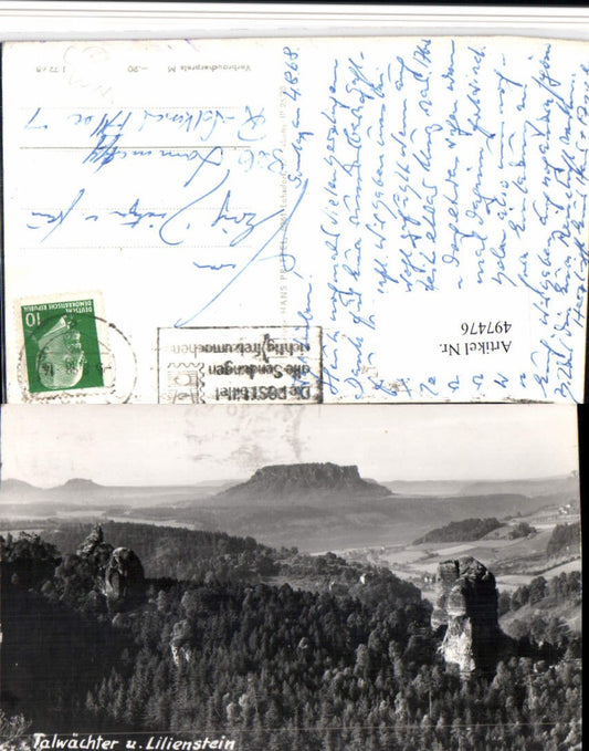 497476,Talwächter u. Lilienstein Felsen b. Bad Schandau