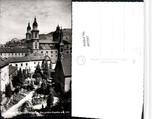 497597,Salzburg St. Peter Friedhof m. Margareten-Kapelle Kirche