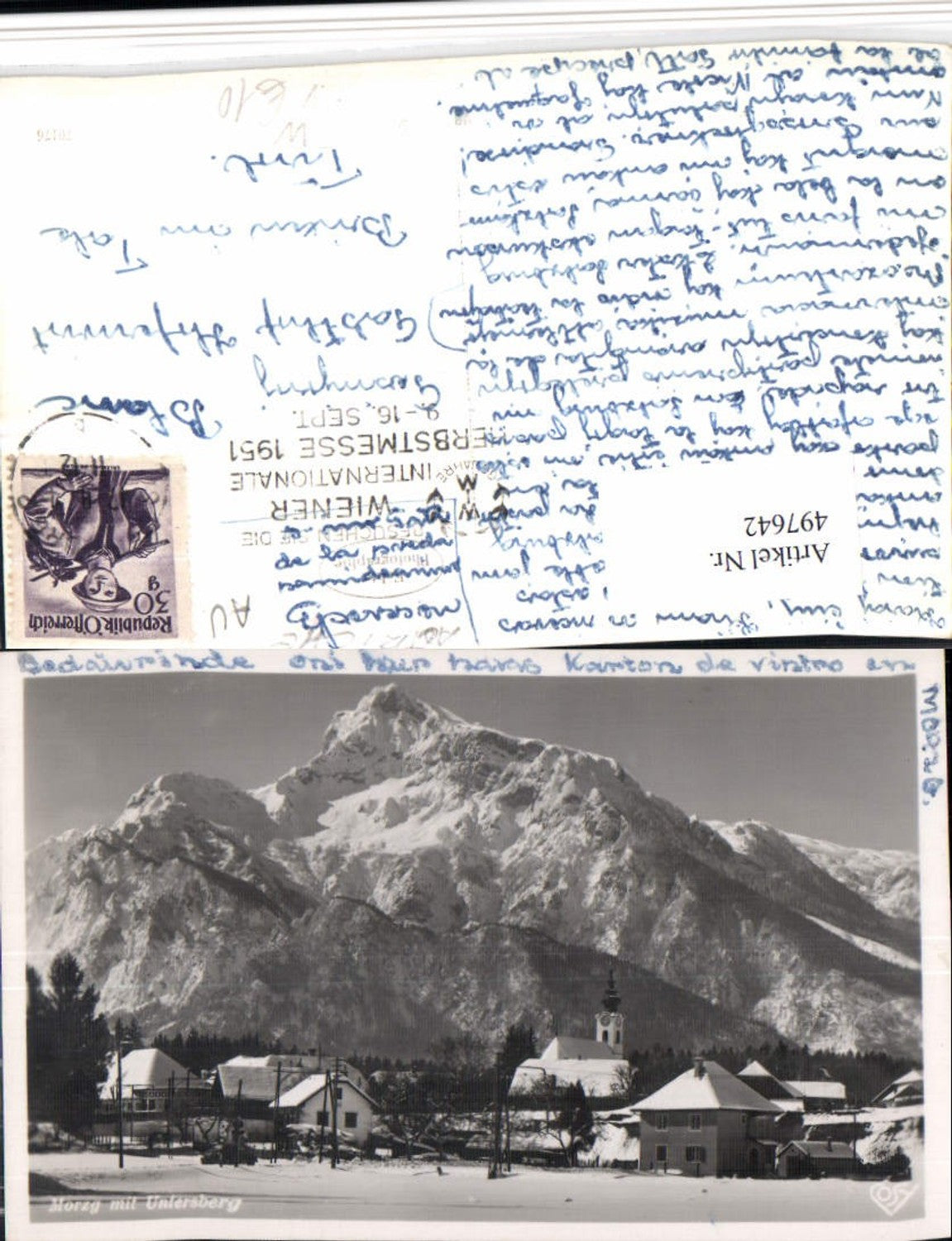 497642,Salzburg Morzg m. Untersberg Bergkulisse Winterbild pub Cosy